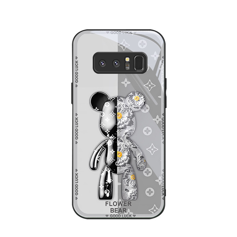 สําหรับ Samsung Galaxy Note 8 ，ตุ๊กตาหมีทูโทน,บุคลิกภาพอินเทรนด์,เคสป้องกันโทรศัพท์ป้องกันการตก
