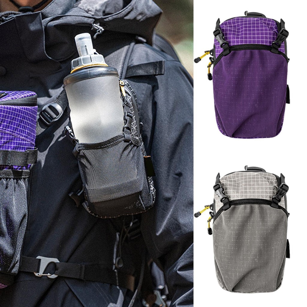 ขวดน้ํา Carrier ผู้ถือโทรศัพท์ สายคล้องพกพา Shatterproof เหมาะสำหรับ Gym, Camping, กิจกรรมกลางแจ้ง และการเดินทาง จักรยาน กระเป๋าเป้สะพายหลัง yauaerth - รูปที่ 6