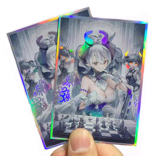 YGO Yu-Gi-Oh ผู้ถือบัตร Sky Striker Jizhu Tears Silver City Gemini ชุดผู้ถือบัตรป้องกันแฟลชอย่างเป็นทางการชุดวัสดุ 63x90