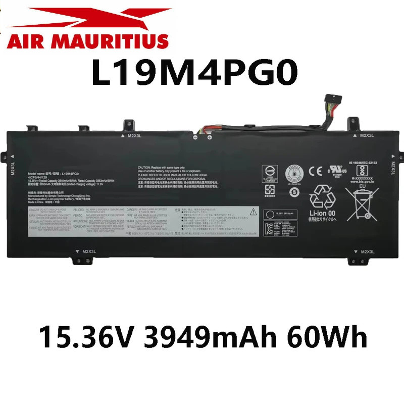 L19C4PG0 L19M4PG0 15.36V 60Wh 3949mAh Battery For Lenovo Legion Y740S-15IMH Y9000X Series