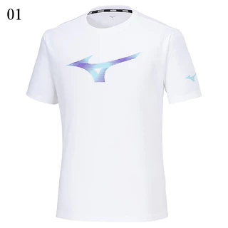 เสื้อกีฬา Mizuno แขนสั้น สำหรับวิ่งและแบดมินตัน ทั้งผู้ชายและผู้หญิง