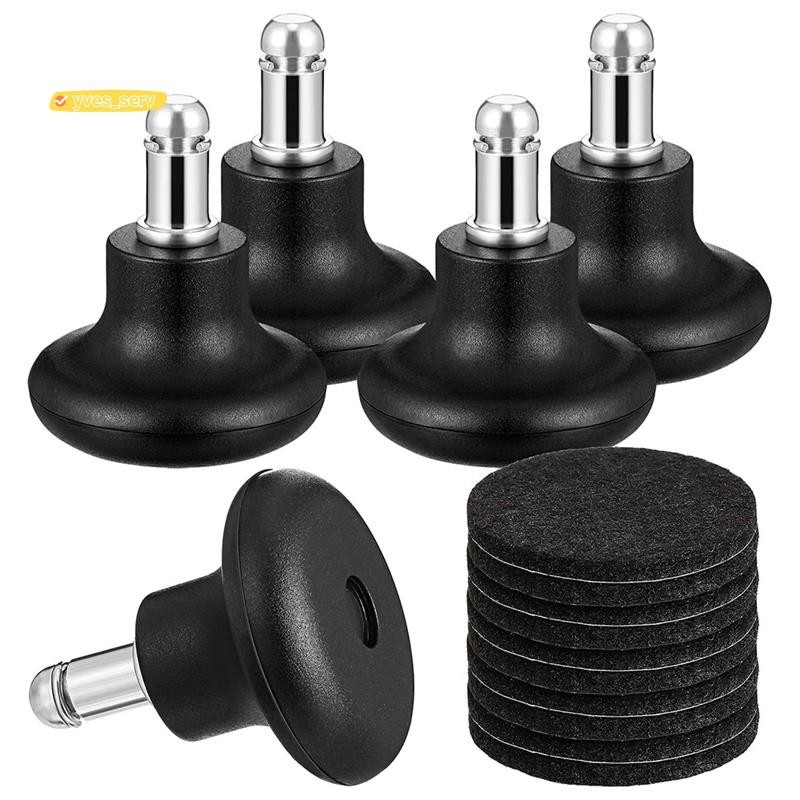 yves_service5 Pack Bell Glides สําหรับเก้าอี้สํานักงานไม่มีล้อ,เปลี่ยน Rolling เก้าอี้ล้อหมุนคงที่เครื่องเขียน Castors
