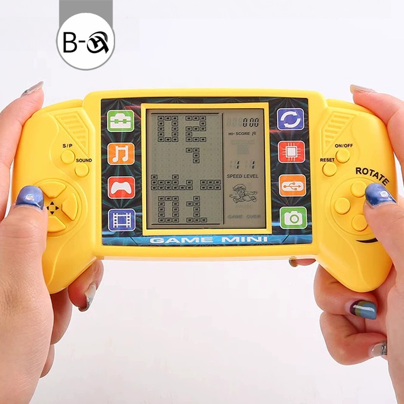 BHQ เกมคอนโซลของเล่น Tetris 3.5 นิ้วหน้าจอขนาดใหญ่ เครื่องเกมย้อนยุค Educational toys