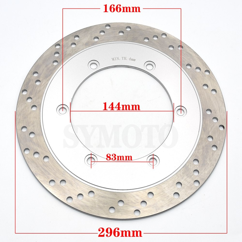 รถจักรยานยนต์ดิสก์เบรกหน้าโรเตอร์สําหรับ Honda NV400 NV 400 NC40 NT650 Deauville NT 650 1998-2005 NT