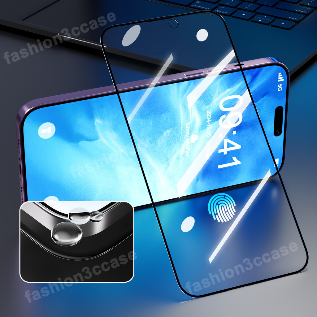 ฟิล์มกระจก For OPPO A5 Pro 5G A3 A17K A18 A17 A15 A12 A5 A9 2020 A16 A57 4G A31 A78 A38 A54 A58 A60 A74 A79 A77 A95 - รูปที่ 5