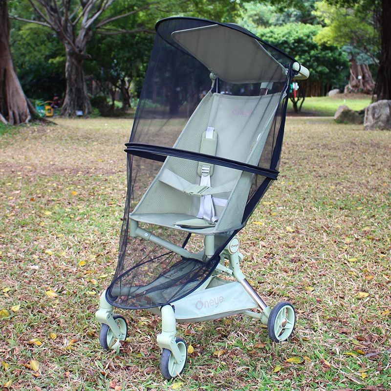 รถเข็นเด็ก Maruya T2 Little Tiger T18/28 มุ้งคลุมเต็ม รถเข็นเด็ก มุ้งกันยุง อุปกรณ์เสริมตาข่ายหนา [m