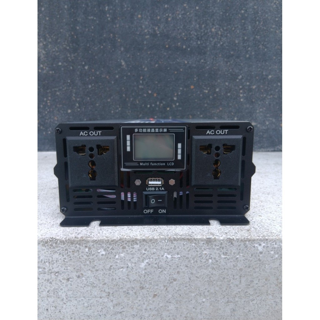 รุ่นใหม่ 2023 อินเวอร์เตอร์เพียวซาย 5000w12v/24v/48v/72v หน้าจอดิจิตอล CJ Inverter pure sine wave  เครื่องแปลงไฟฟ้า ราคา ถูกที่สุด ดีลบีเคเค แกลเลอรีภาพที่ 3