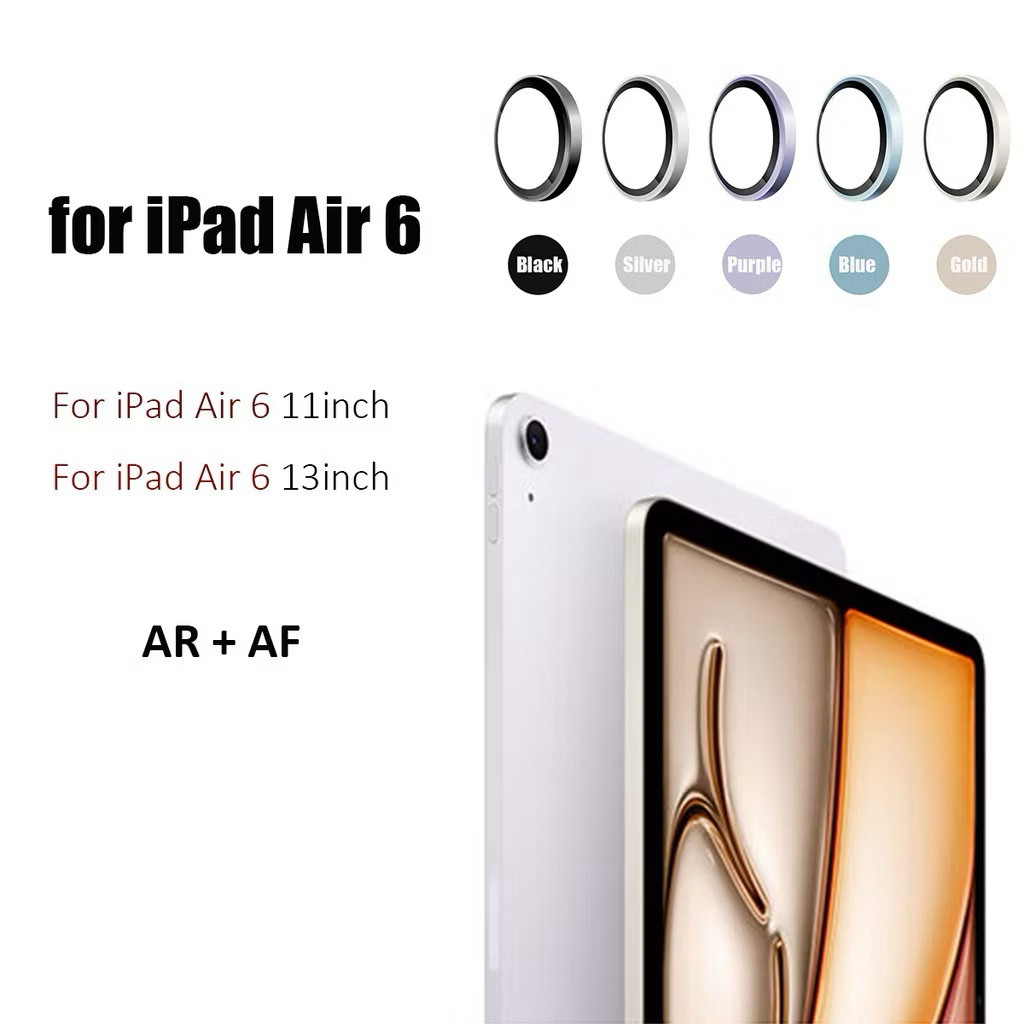 ส่งจากไทย ฟิล์มวงแหวนIRON RING มี4สี สำหรับ iPAD Gen11(2025)/Gen10/Air7/Air6/Air5/AIR4(2024)/11นิ้ว/