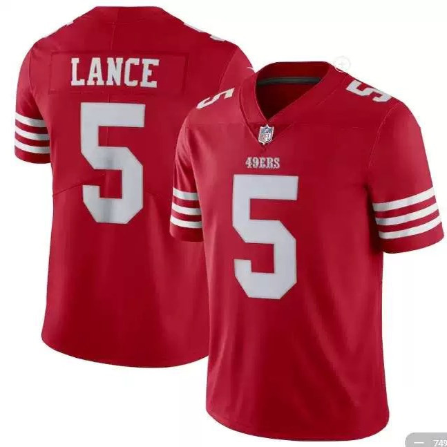 NF-1L San Francisco 49ers เสื้อรักบี้ No. 5 Lance Training Jersey