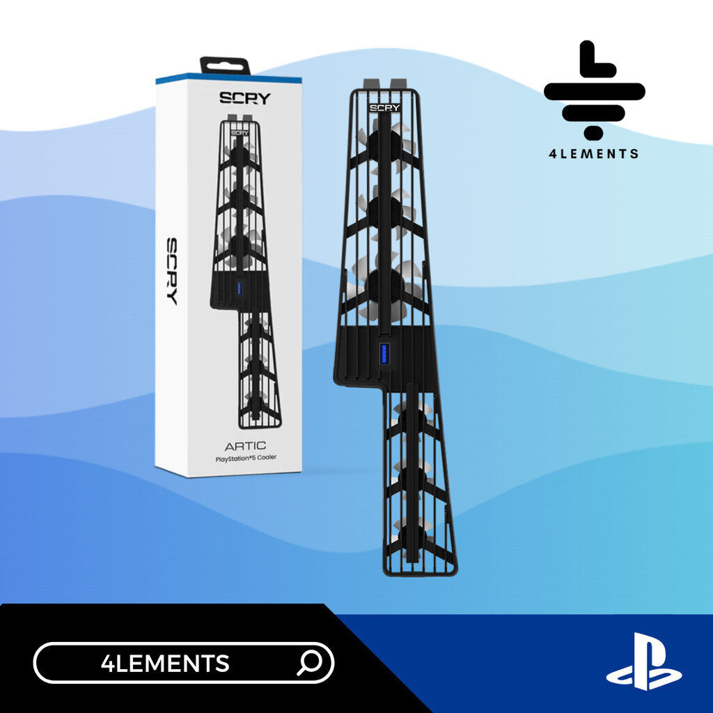 (พร้อมส่ง) SCRY Artic PlayStation 5 Cooler พัดลมระบายความร้อนเครื่อง PS5 (ประกัน 1 ปี) พร้อมจัดส่ง (BY IMMERZIV)