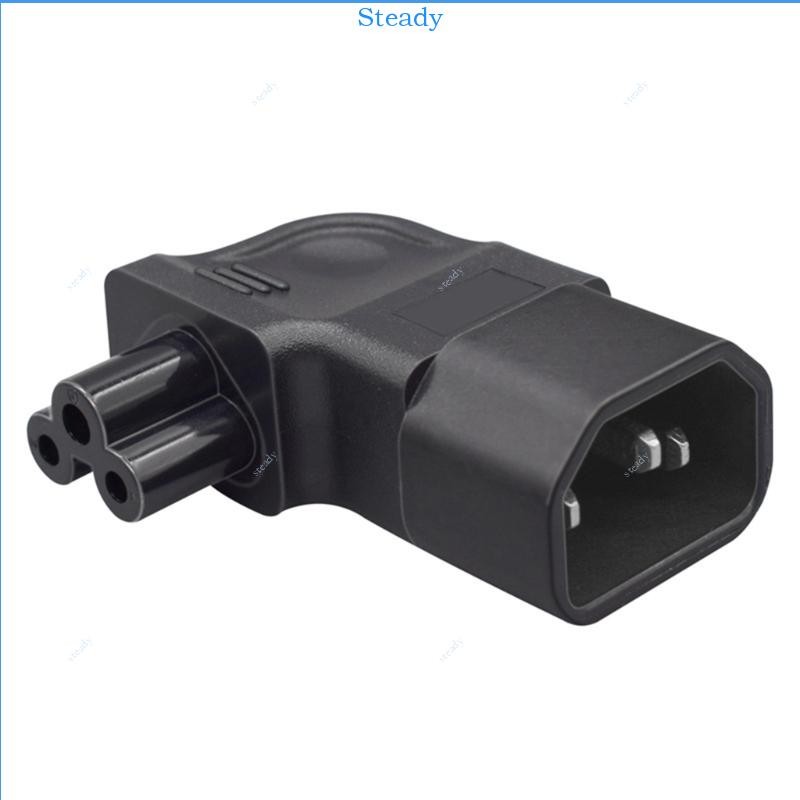 Stedy IEC320 Male C14 to Female C5 Socket Power Adapter Converters C14 to C5 Power