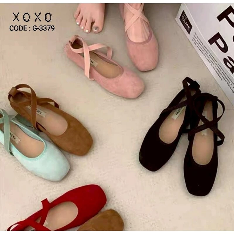 ส่งไว ภายใน 3 ชม. (พร้อมส่ง-ในไทย)-25%เพิ่มเก็บโค้ด รุ่น X หนังกลับ 5 สี แมรี่เจน.