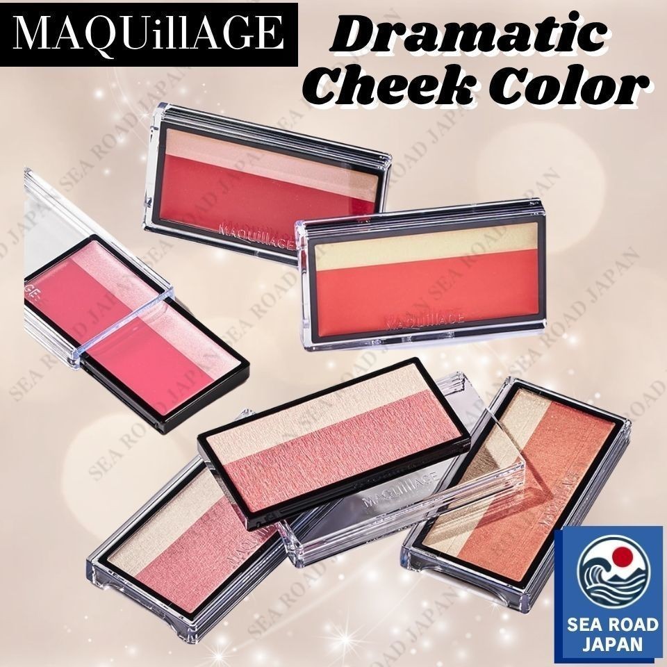 Shiseido Maquillage สีแก้มน่าทึ่ง-PK321/RD322 / BE323 / RS421/RD422/