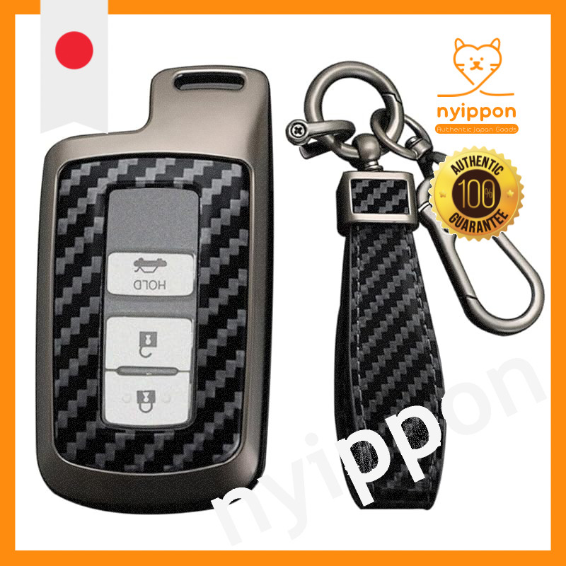 [KUNIO] Toyota-Specific 3-Button Key Case Key Cover Keychain Genuine Zinc Alloy PVC Resin Silicone C