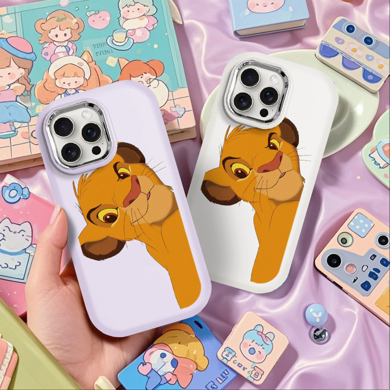 Disney Renaissance "The Lion King" Simba Muda สําหรับ IPhone 7 11 12 13 14 15 16 X XS XR PRO MAX Sof