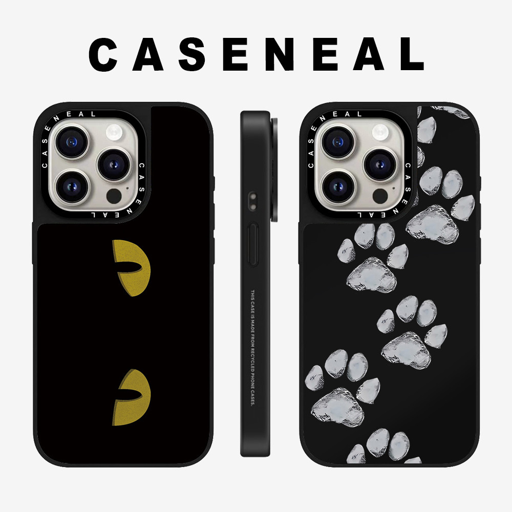 Drop proof CASENEALเคสโทรศัพท์สําหรับiPhone 16promax 16pro 16 15Pro 15promax 14promax 13 13Promaxพิมพ์ด้านข้างเคสแข็งCats paw 12 12PromaxกรณีiPhone 11กรณีคุณภาพสูง