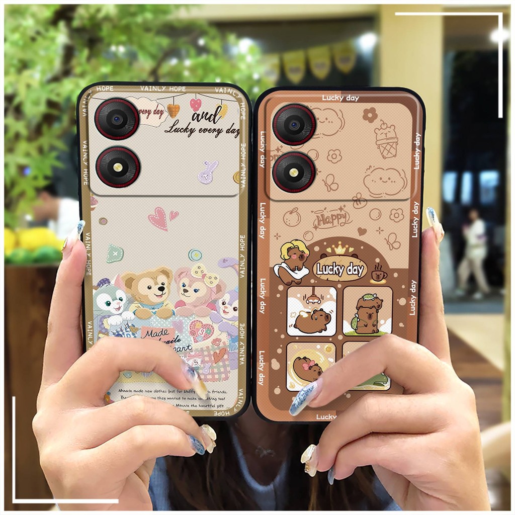 ZTE ฝาหลังTPUเคสโทรศัพท์สําหรับZTE Blade A34 ทนทานเต็มห่อป้องกันสกปรกกันกระแทกGraffitiเคสโทรศัพท์ซิลิโคนกันน้ําออกแบบแฟชั่นป้องกันฝุ่นการ์ตูนน่ารัก