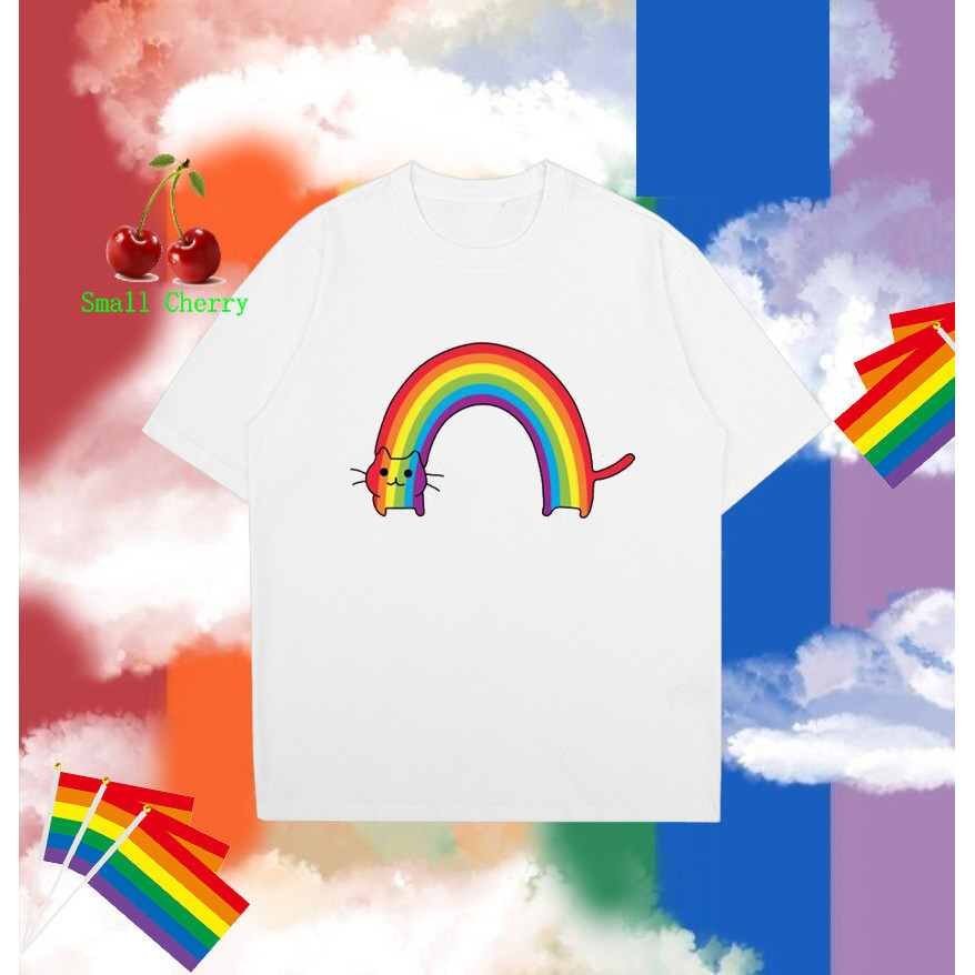 🏳‍🌈 Pride Month🏳‍🌈 2025เดือนแห่งความภาคภูมิใจ ธงสายรุ้ง LGBT Pride Month LGBT Rainbow Flag T-shirt