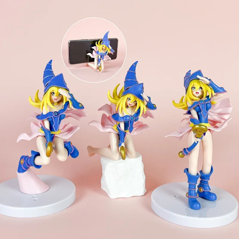 14cm Anime Yu-Gi-Oh! Duel Monsters Girl Figure yugioh Dark Magician Girl Yugi Muto PVC Action Figure