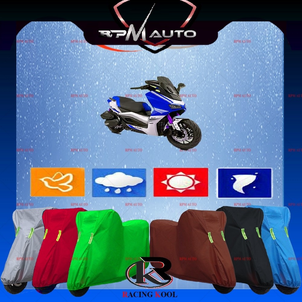 MODA รถจักรยานยนต์ Racingkool-MotorCover ป้องกันฝุ่นกันน้ํา MODA SPORTER-S