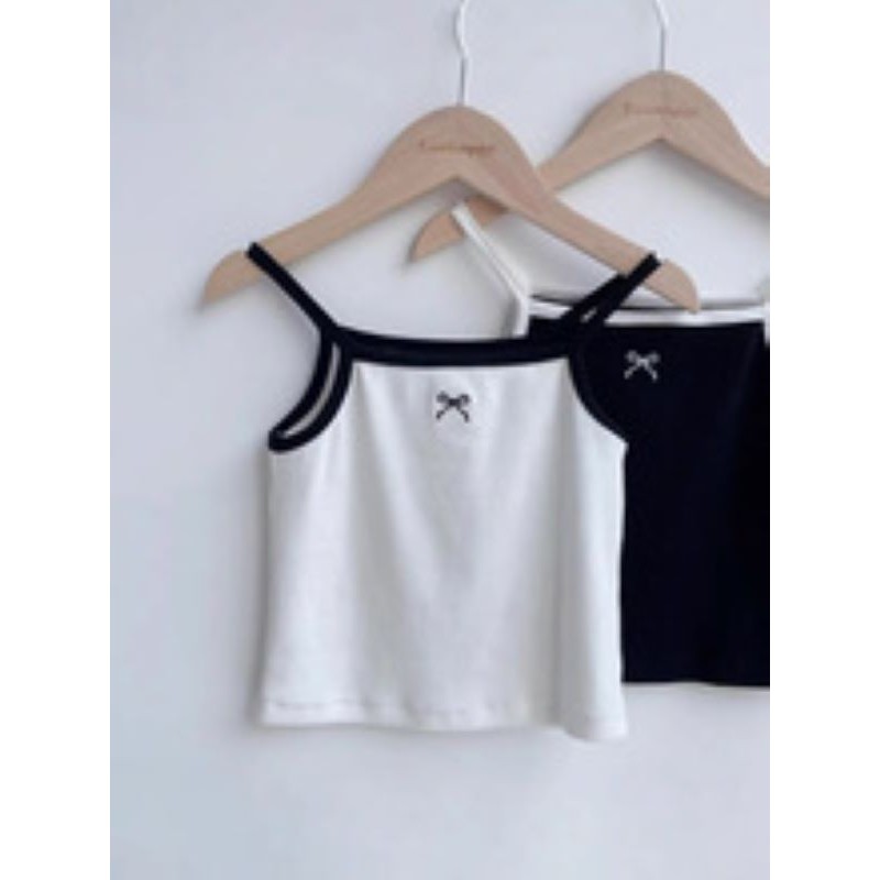 เสื้อกล้ามเด็กผู้หญิง Dapper Darling - เสื้อกล้ามริบบิ้นเด็กผู้หญิงแฟชั่นเกาหลี