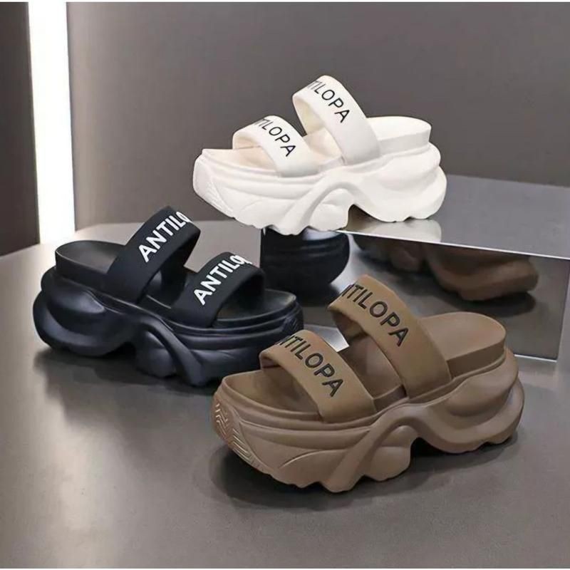 BM 2-SANDAL SLIPPERS WITH LETTERS พิมพ์เส้นคุณภาพสูง, BB XINH 9P VV KK