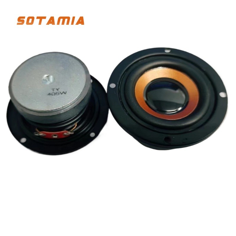 SOTAMIA 2 ชิ้น 2 นิ้วลําโพงเสียง 64 มิลลิเมตร 4 โอห์ม 5 วัตต์ Full Range HIFI สเตอริโอเพลงลําโพง DIY ลําโพงบลูทูธแบบพกพา