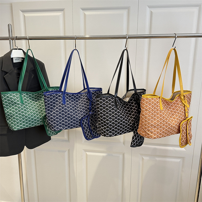 CINVAI&KROZE  กระเป๋าแฟชั่นขนาดใหญ่ใหม่ กระเป๋าสะพายไหล่เรียบง่ายสำหรับเดินทาง - รูปที่ 7