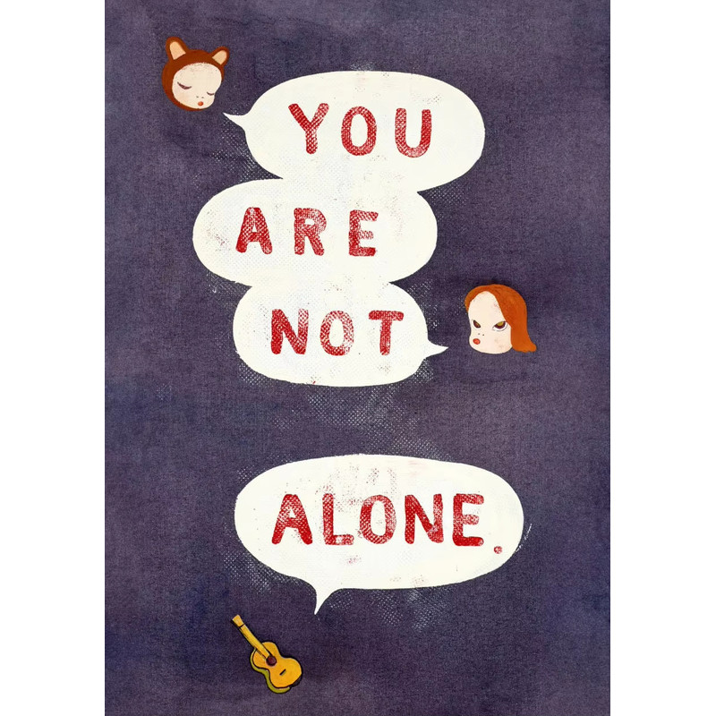 Yoshitomo Nara กีตาร์สาวการ์ตูนโปสเตอร์และพิมพ์ผ้าใบภาพวาด Wall Art ภาพสําหรับห้องนั่งเล่นตกแต่งบ้าน Cuadros - รูปที่ 2