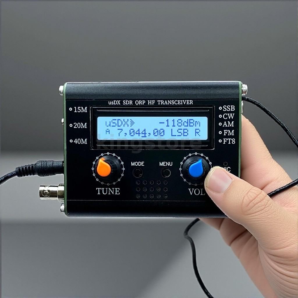 UsDX เครื่องรับส่งสัญญาณ QRP HF ขนาดกะทัดรัด 5W สําหรับการใช้งานวิทยุสมัครเล่นทุกโหมด