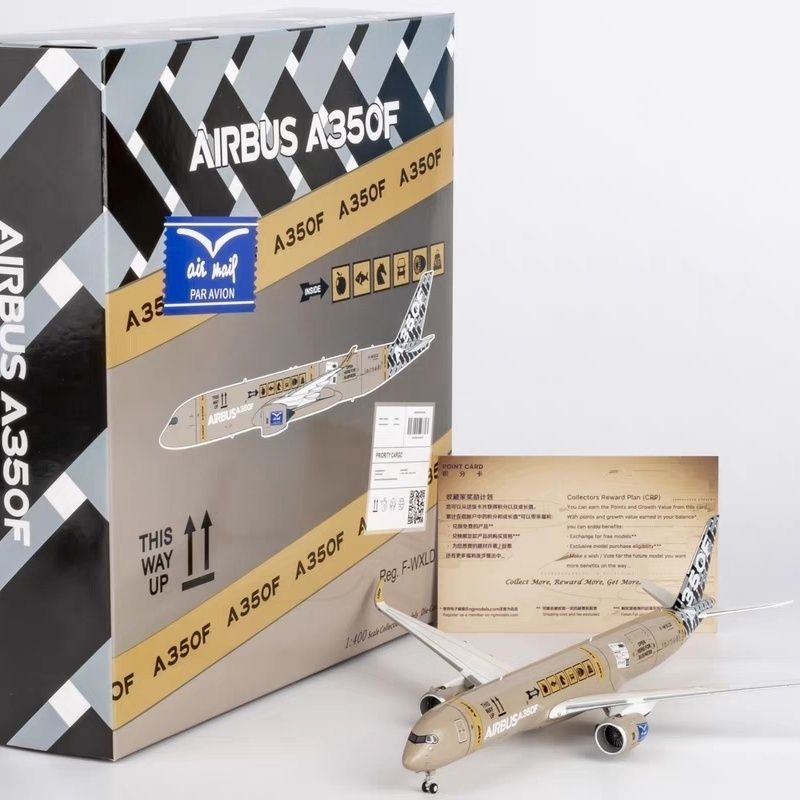 NG46001 Airbus 1: 400 Airbus A350F เครื่องบินรุ่น F-WXLD ต้นแบบเคลือบ
