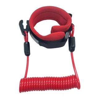 HW Universal Marine เรือนอกเครื่องยนต์มอเตอร์ Lanyard หยุดสวิทช์สำหรับ YAMAHA Jet Ski Key เชือกลอยข้อมือ B4P2