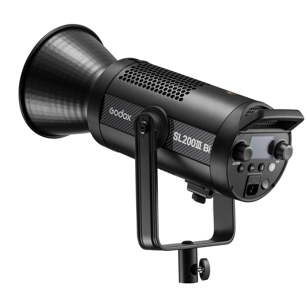 Godox LED Video Cri96 Tlci97 Sl200iiib สตูดิโอ LED 2800 K-6500 K หรี่แสงได้วิดีโอ 215w Mount App Pow