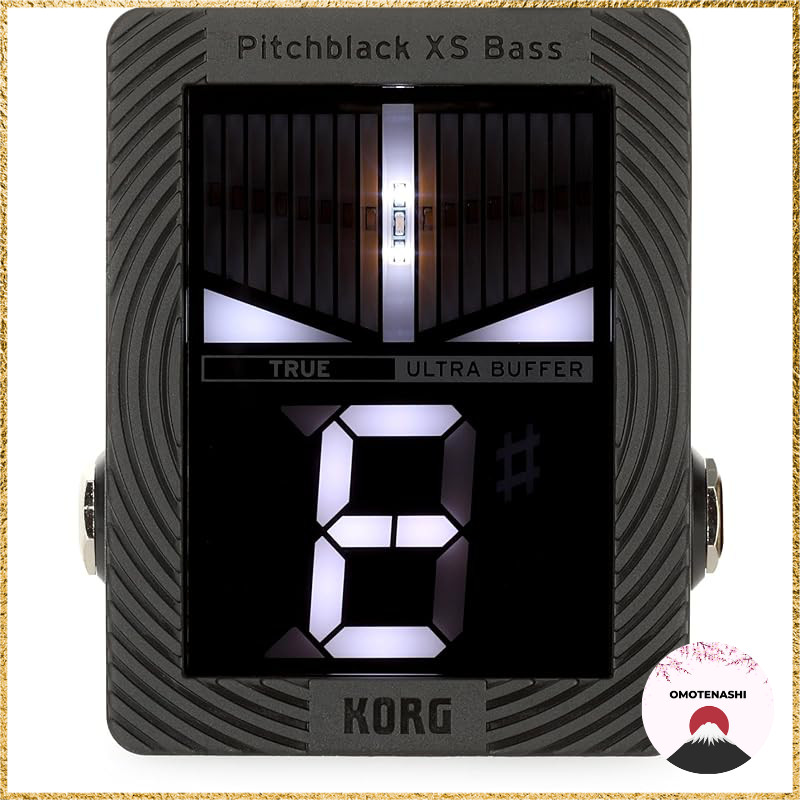 KORG PB-XS BASS Pitchblack XS Bass Chromatic Pedal Tuner, a tuner specifically designed for bass