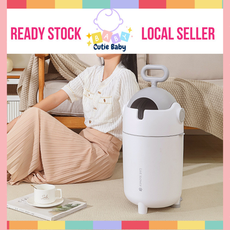 Tong Sampah Pampers Baby Diaper / No Odor Diaper Bin/ ถังขยะผ้าอ้อม /Nappy Bin / Pampers Bin