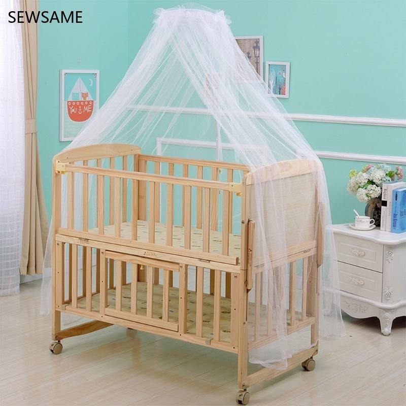SELSAME Baby Bed Canopy มุ้งกันยุงสําหรับฝาครอบเปลเด็กเตียงเด็กเปลตาข่าย