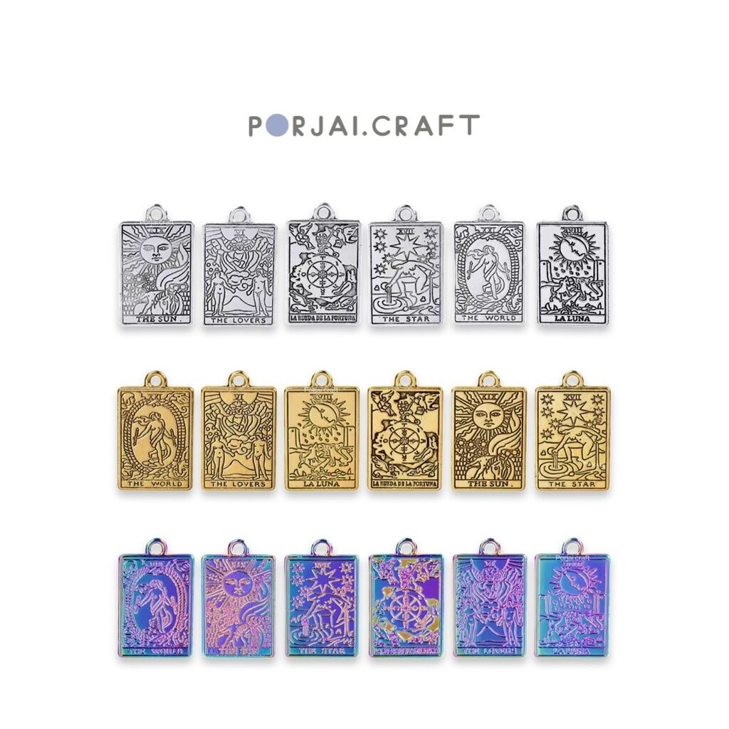 จี้ไพ่ทาโรต์ Antique Tarot pendants 23mm