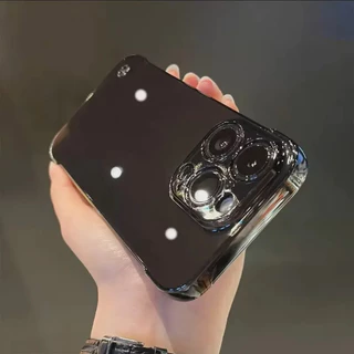 Ultra Thinโปร่งใสFramelessสําหรับiPhone 17 16 15 14 13 12 11 Pro Max X XR XS Plus 17Airพลาสติกแข็งSlimกันกระแทก