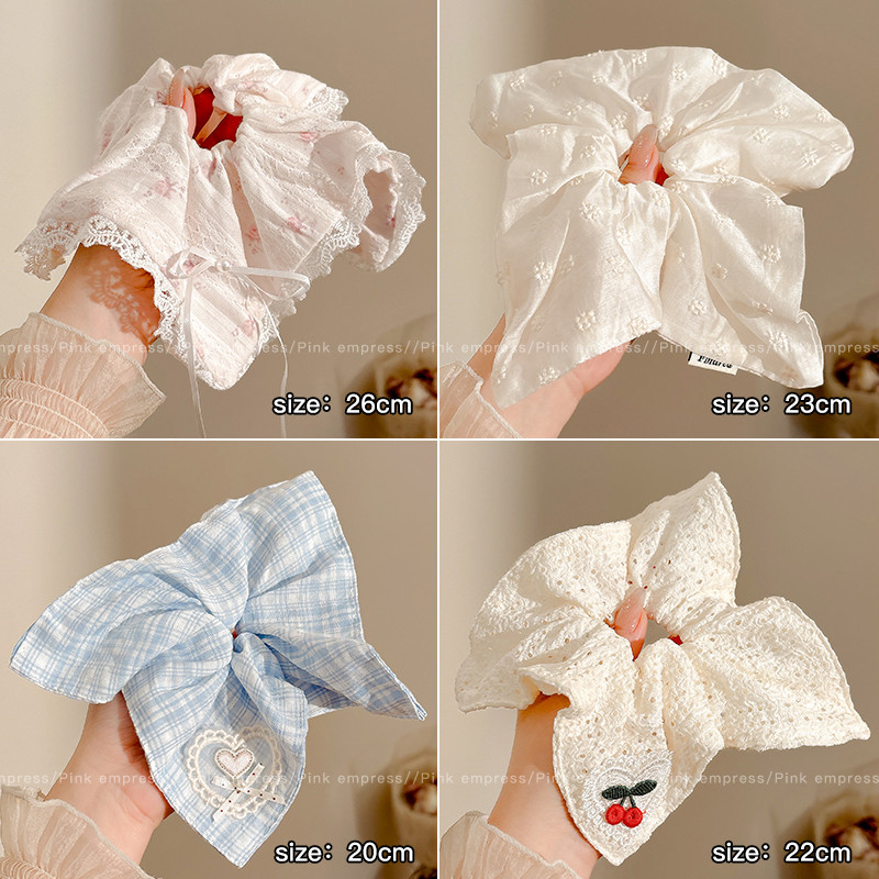 ผ้าโพกศีรษะเกาหลี ผ้าพันคอผ้าซาติน Silky อารมณ์ระดับไฮเอนด์