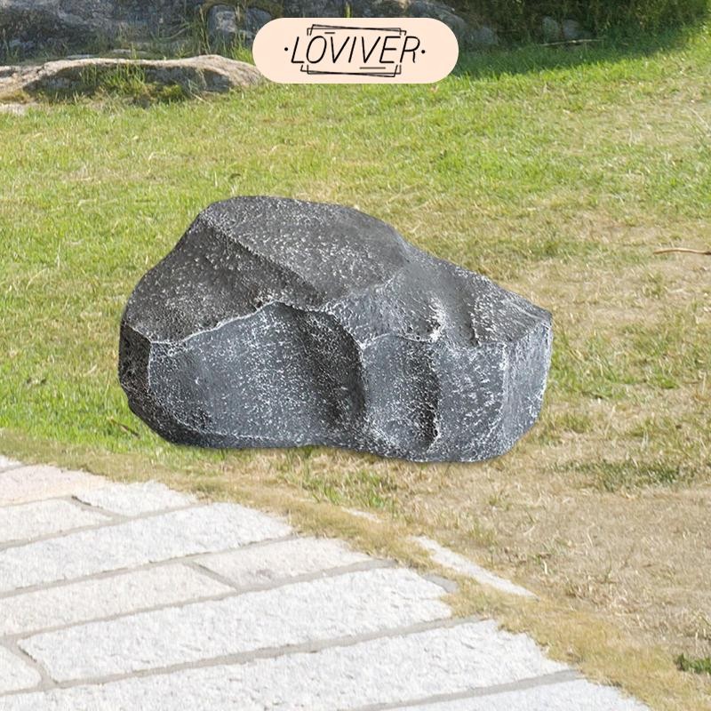 LOVIVER หินประดิษฐ์น้ําหนักเบาอเนกประสงค์สมจริงสําหรับลานล รูปที่ 8