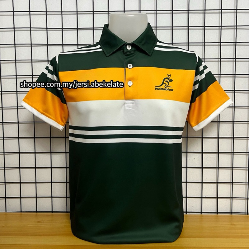 Australia Vintage Ragbi Jersey Tshirt เสื้อไมโครไฟเบอร์ Limited Edition