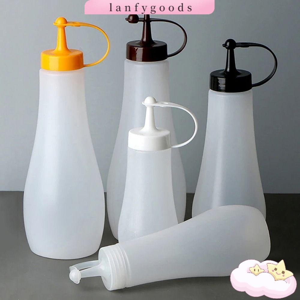 LANFYGOODS 1 ชิ้นขวดเครื่องปรุงรส, Gadgets ครัวซอสมะเขือเทศมัสตาร์ดตู้ขวดบีบ, ทนทาน 4 ความจุ 250/360/480/720 มิลลิลิตรพลาสติก Squirt คอนเทนเนอร์ขวด