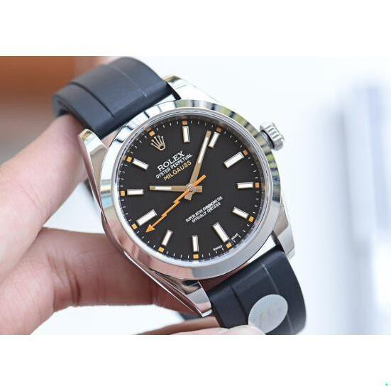 Rolex Rolex (Rolex Rolex ) Airmaster series ของแท้ (Lightning⚡อา) นาฬิกามีความแม่นยําความต้านทานน้ํา