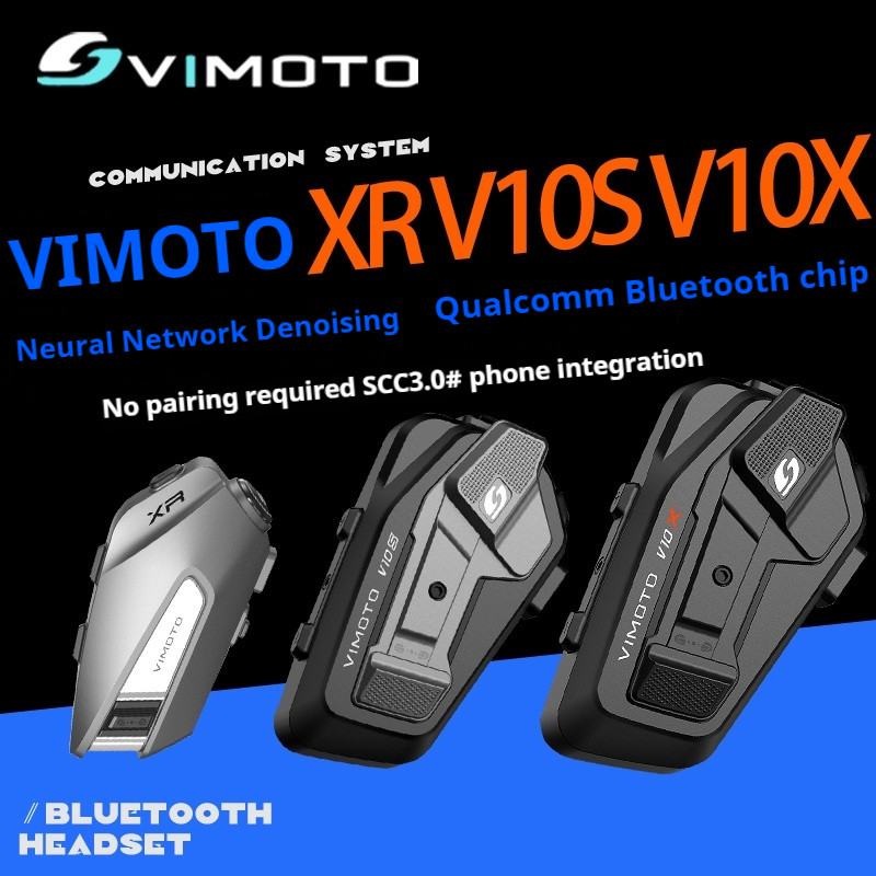 หมวกกันน็อคมอเตอร์ไซค์ VIMOTO XR V10X พร้อมหูฟังบลูทูธในตัว