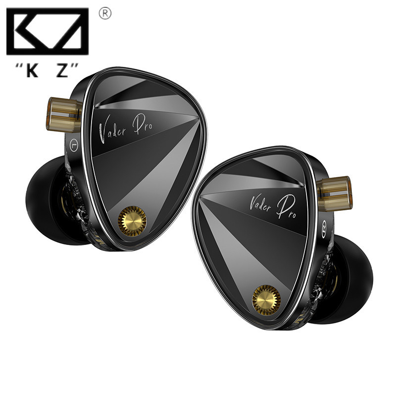 KZ Vader Pro ใน Ear Monitor HiFi หูฟังอย่างแท้จริง Balanced High-End 6-Driver Dynamic IEM สวิตช์ปรับ