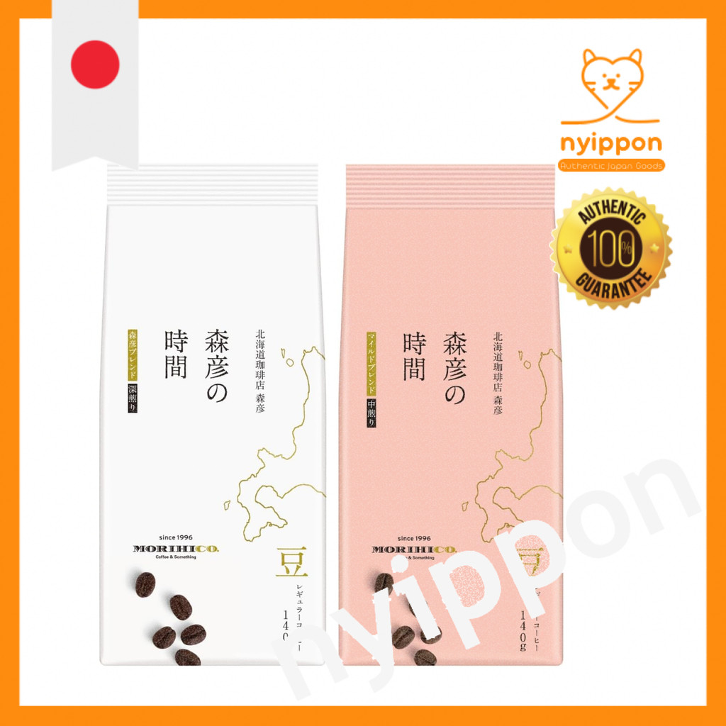 AGF Morihiko Time Coffee Beans - 140g (Blend Type) 【Coffee Beans】【Coffee Gift】