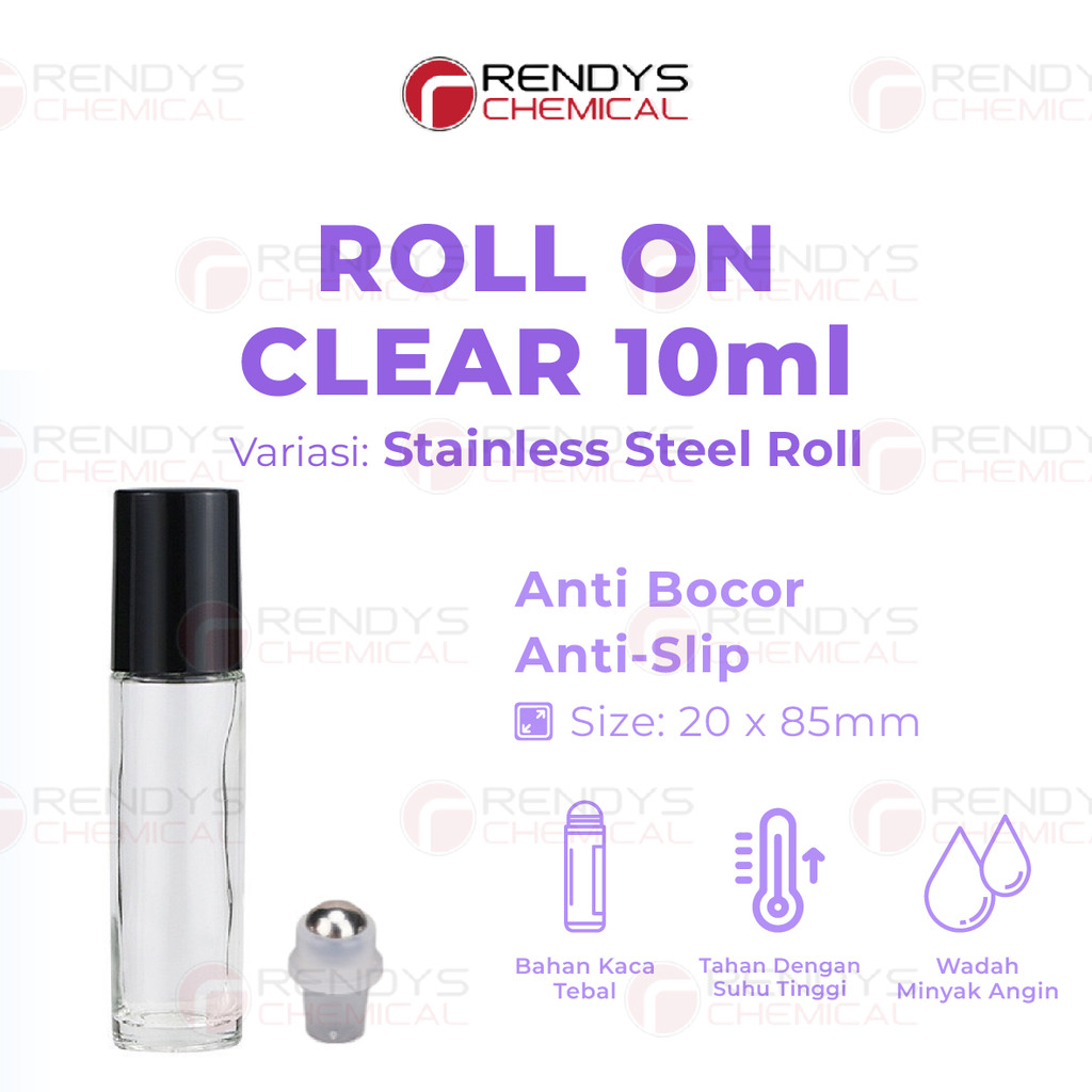 10ML CLEAR ROLL-ON BOTTLE / 10ML CLEAR ROLL-ON BOTTLE