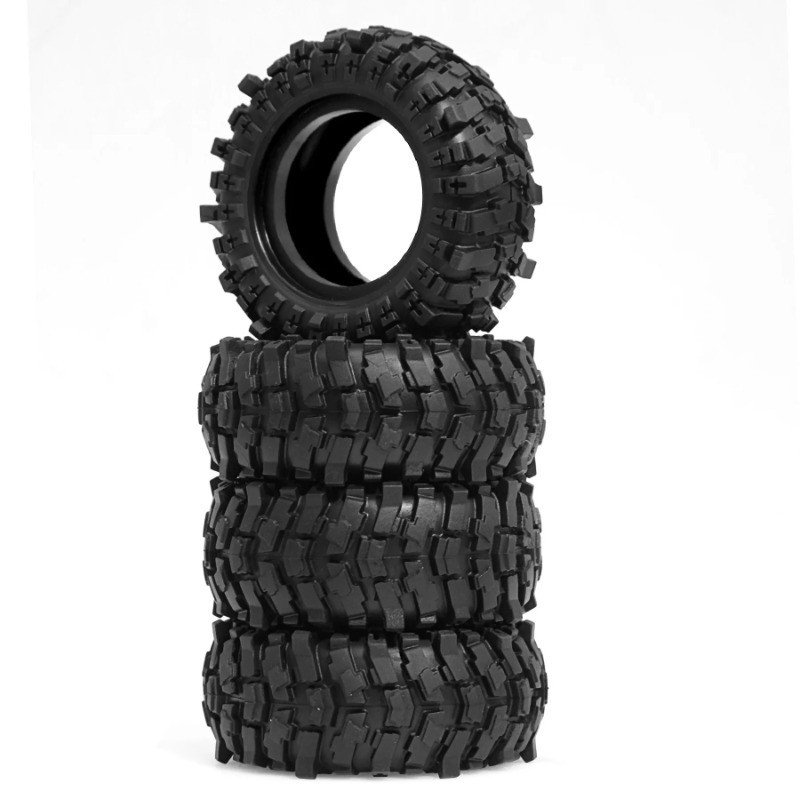 1.9" Crawler ยาง OD 88 มม.4PCS สําหรับ 1/12 Crawler รถ MJX Hyper Go H12Y + Axial SCX10 90046 AXI03007 Tamiya CC01 D90 MN128