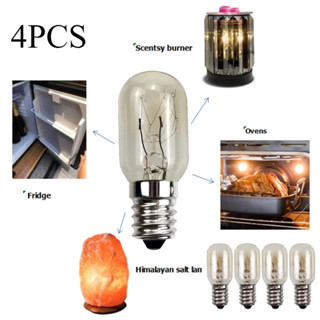 4 ชิ้น E14 เกลือโคมไฟ Globe หลอดไฟ 15 วัตต์ 110 โวลต์ 240 โว…