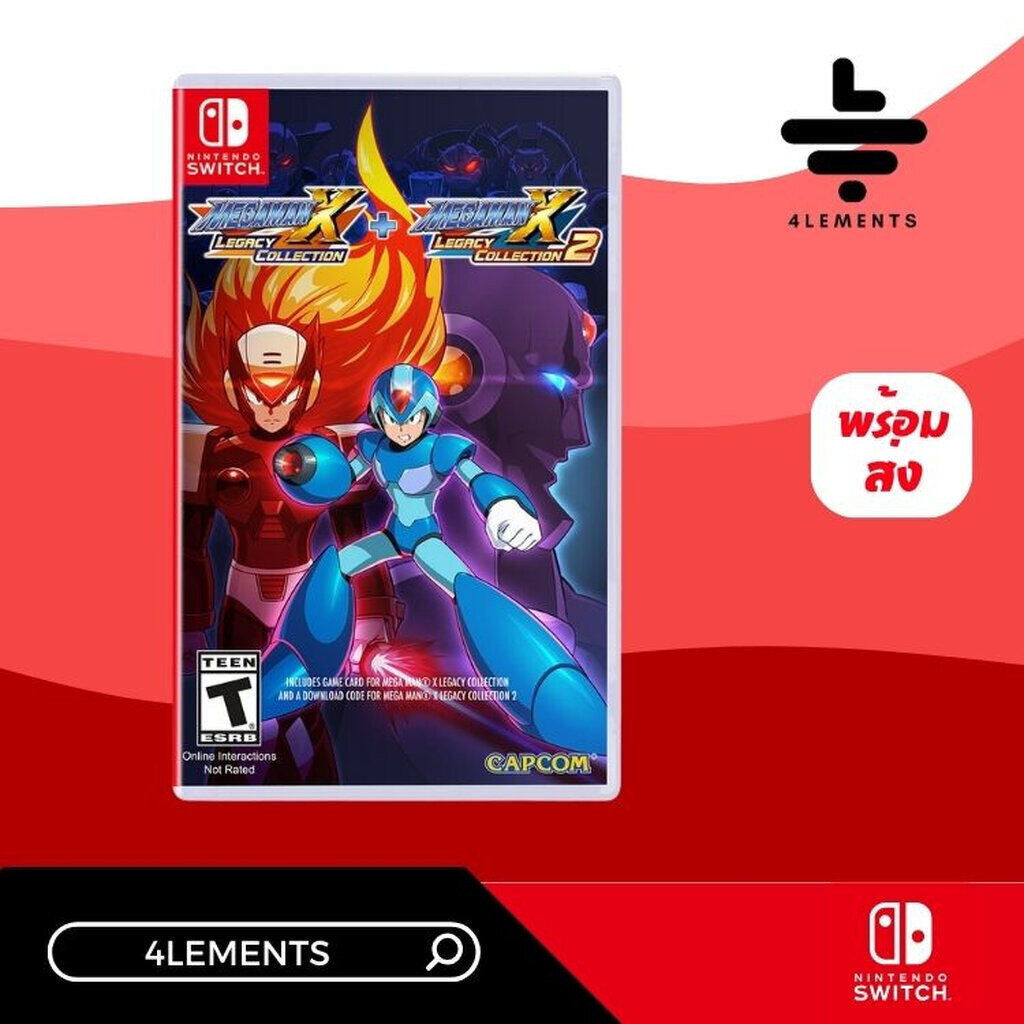 (พร้อมส่ง) SWITCH MEGA MAN X LEGACY COLLECTION 1+2 (R1/US) (GAME) (ENG)